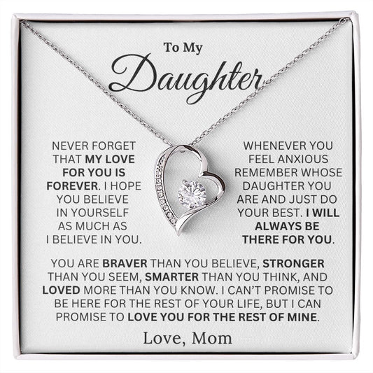 To My Daughter, Love Mom - My Love For You Is Forever