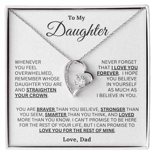 To My Daughter, Love Dad - Whenever You Feel Overwhelmed