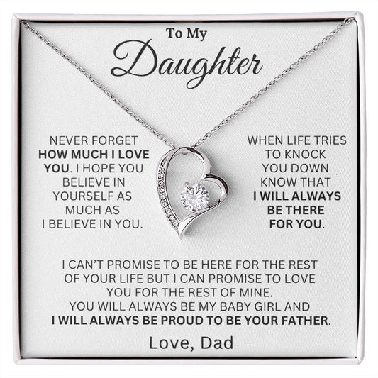 To My Daughter, Love Dad - I Will Always Be There for You