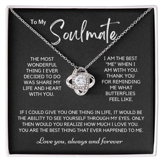 Soulmate - Most Wonderful - Love Knot Pendant